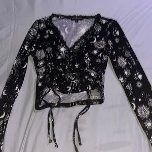 Black Moon and Star Long Sleeve